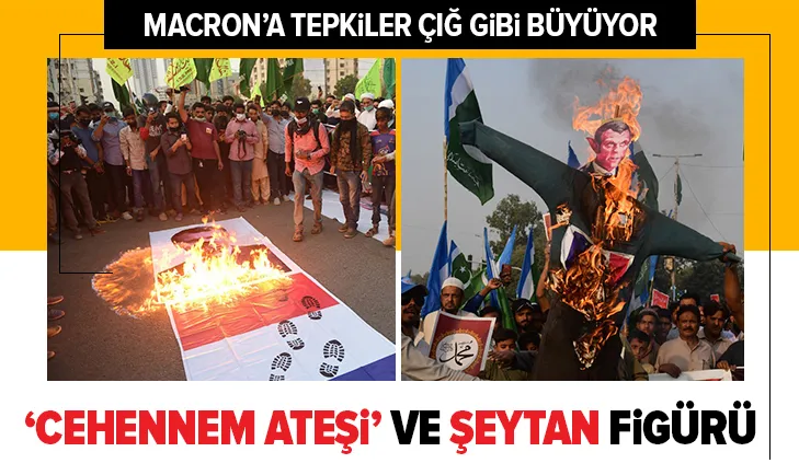 Pakistan’da Macron ve Fransa karşıtı protesto