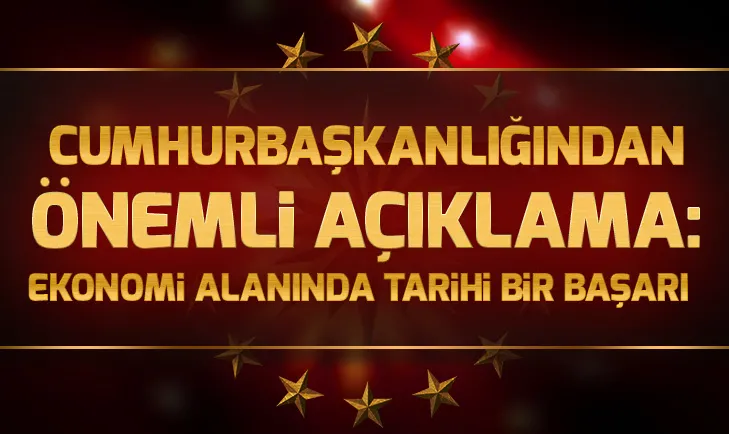 Cumhurbaşkanlığından önemli açıklama