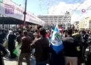 Terörist başı Öcalan lehine slogan attılar!