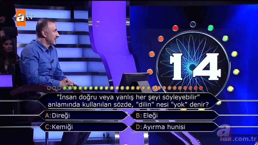 Milyoner tarihine geçen cevap! Kim Milyoner Olmak İster 833.yeni bölüm soru ve cevapları! 3