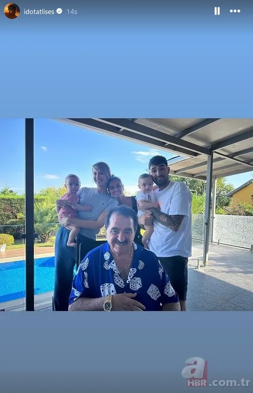 İbrahim Tatlıses ikiz torunlarıyla bir arada! 'İkisi de dedesinin kopyası' 5