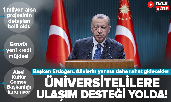 Üniversite öğrencilere ulaşım desteği