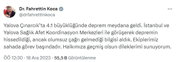 Önce Yalova sonra Gümüşhane! İstanbul ve çevre illerden hissedildi! Türkiye gece yarısı sallandı - 8