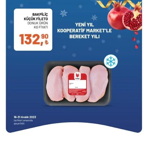 Tarım Kredi Market yılbaşı indirimi bitiyor! Bütün Piliç 60,90 TL, Yumuşatıcı 49,90 TL, Sıvı El Sabunu 18,90 TL, 40'lı Tuvalet Kağıdı 174,90 TL… - 3