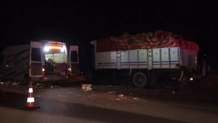 Dinamit yüklü kamyon devrildi! İzmir güzergahı ulaşıma tekrar açıldı