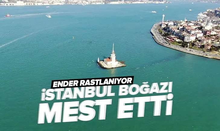 İstanbul Boğazı’nda kar ve fırtınanın ardından büyüleyici manzara!