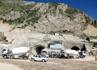 Kop Tüneli'ndeki kazı işleminin yüzde 58'i tamamlandı
