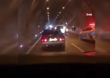 Sinop'ta tünelde kaza: 3 yaralı