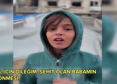 Gazzeli çocukların yeni yıl dilekleri!