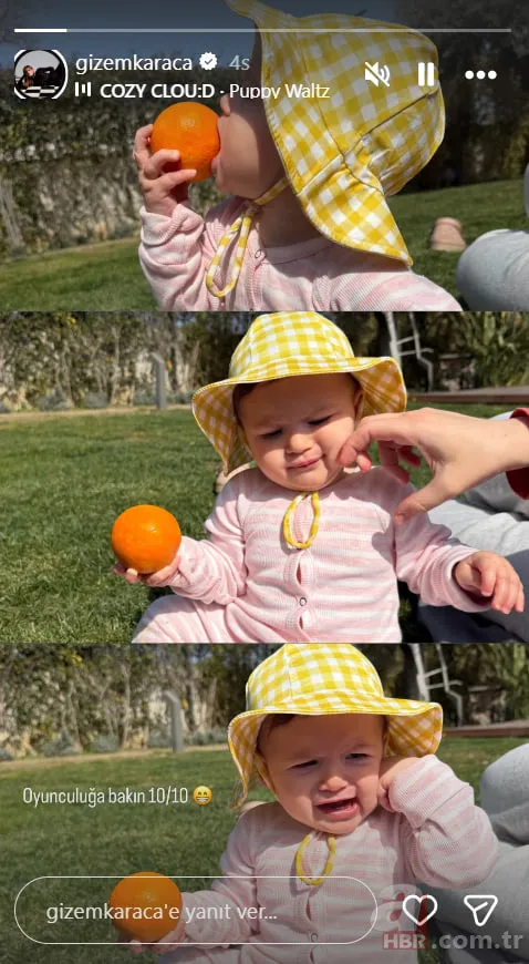 Gizem Karaca’dan minik kızı Leyla’ya neşeli yorum: “Oyunculuğa bakın 10/10” 4