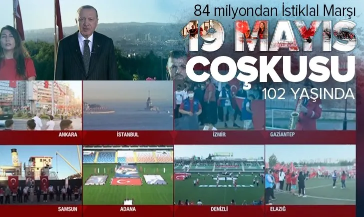 84 milyondan saat 19.19’da İstiklal Marşı