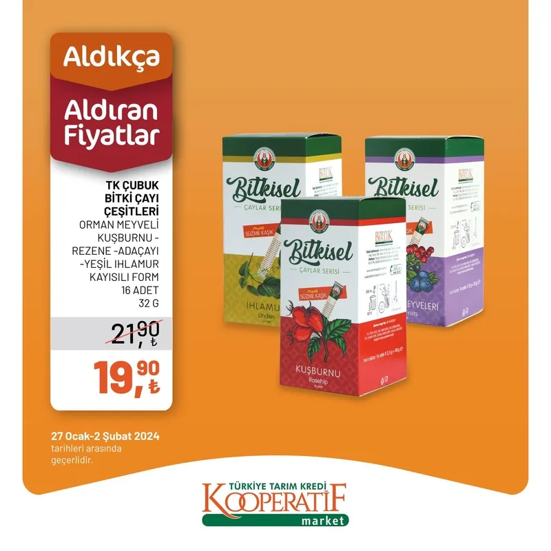 Tarım Kredi Market indirim için son gün! TK’da tost peyniri 129,90 TL, zeytin 129,90 TL, beyaz peynir 109,90 TL, çay 106,90 TL, tereyağı 59,00 TL… - 12