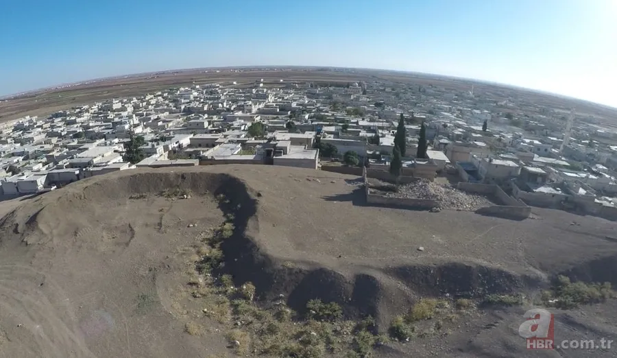 Fırat Kalkanı'nda DEAŞ'tan kurtarılan Dabık havadan görüntülendi 3