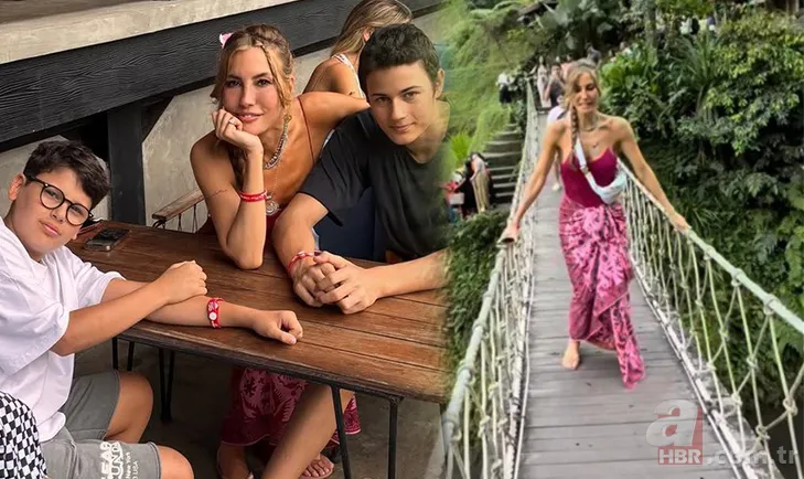 Oğullarıyla tatile giden Çağla Şıkel neye uğradığını şaşırdı! Bali'de korku dolu anlar 1