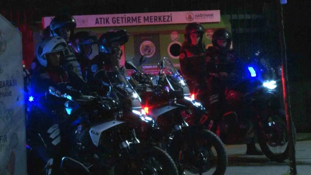 Kağıthane’de asayiş denetimi!