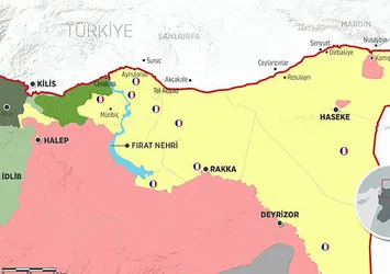 Fransa'nın Suriye'de faaliyet gösterdiği 9 nokta