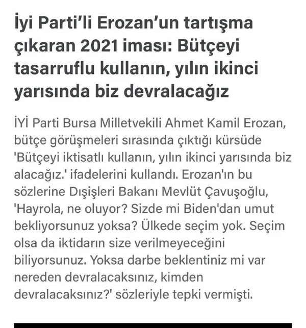 İYİ Partili Ahmet Kamil Erozan'ın skandal bildiriden 101 gün önce darbe iması yaptığı ortaya çıktı - 2