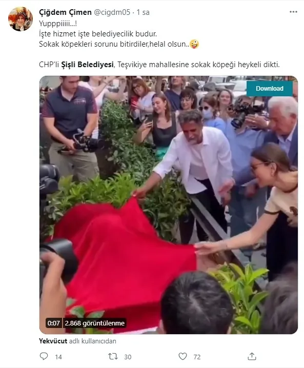 CHP'li belediyede köpek heykeli gururu! Milli Uzay Projesine bile dil uzatanlar halka böyle hizmet veriyor - 6