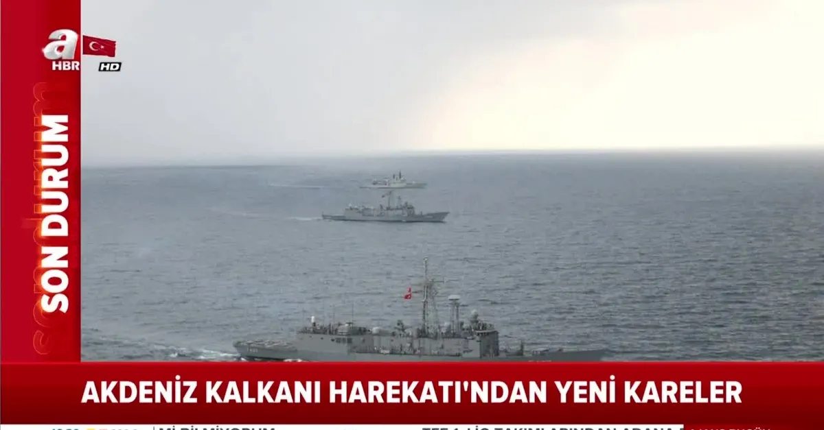 Akdeniz Kalkanı harekatından yeni kareler |Video