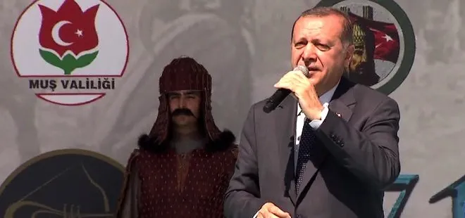 Malazgirt 1071 Anma Programı’nda konuşan Erdoğan: Tüm dünya şaştı kaldı!