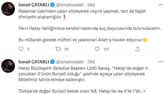 icisleri-bakanligindan-hatay-buyuksehir-belediye-baskani-lutfu-savasa-suriyeli-yaniti-1647553571648.jpg İçişleri Bakanlığından Hatay Büyükşehir Belediye Başkanı Lütfü Savaş'a "Suriyeli" yanıtı - 2