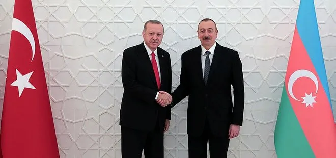 Başkan Erdoğan, İlham Aliyev ile görüştü! İşte ilk kareler...