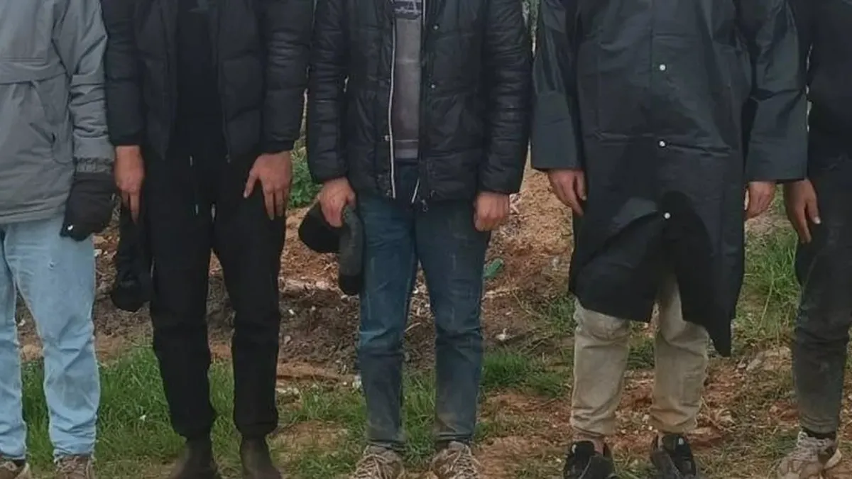 Artvin'de 18 düzensiz göçmen yakalandı