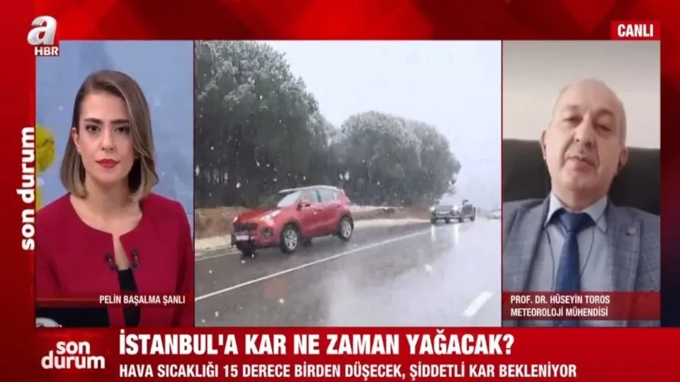İstanbul’a ne zaman kar yağacak? Meteoroloji Mühendisi Prof. Dr. Hüseyin Toros A Haber’de açıkladı