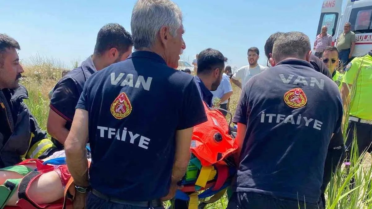 Van'da trafik kazası: 2 yaralı