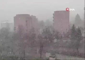 Batman'da kar yağışı nedeniyle ulaşıma kapanan köy yollarında çalışmalar sürüyor