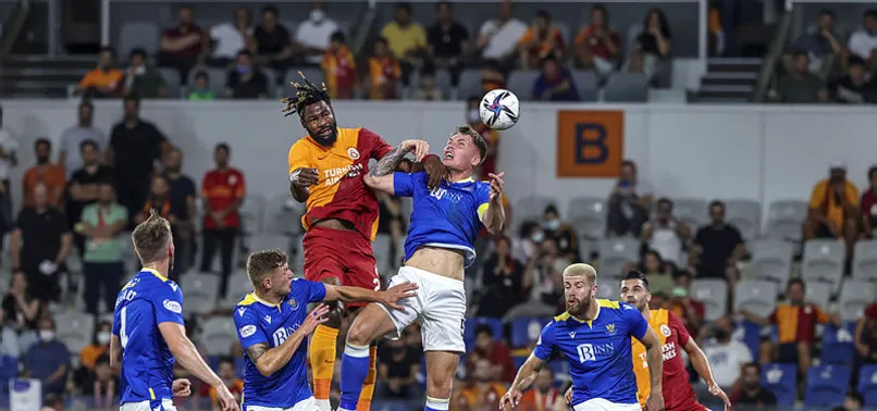 Galatasaray, 10 kişi kaldığı maçta St. Johnstone ile 1-1 berabere kaldı | MAÇ SONUCU ÖZET