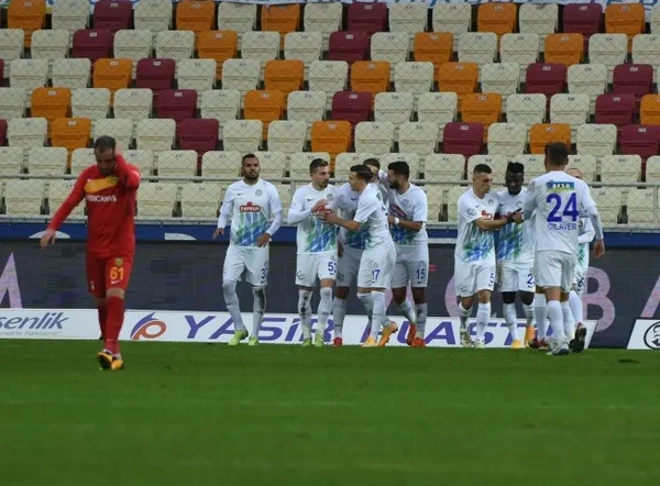 Süper Lig 19. hafta karşılaşması Yeni Malatya 4-1 Çaykur Rizespor MAÇ SONUCU ÖZET