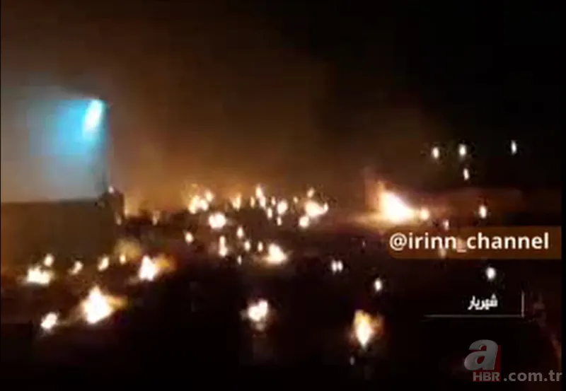 İran'da düşen uçağın enkazından ilk görüntüler! 24