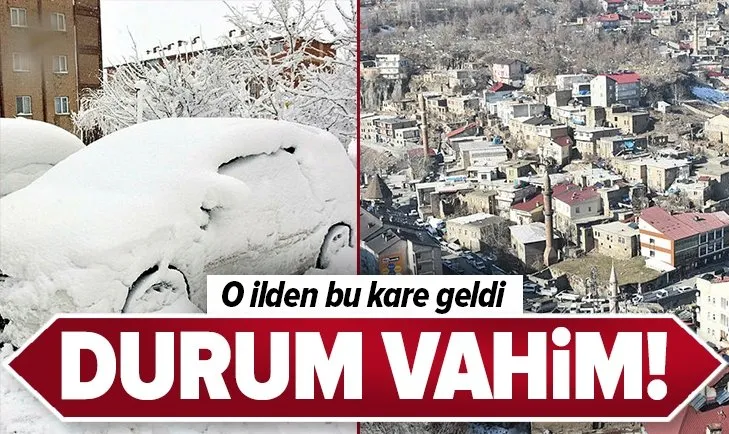 Bitlis'te 2019'da 9 metrelik kar varken şehir 2021’e karsız ve kurak girdi