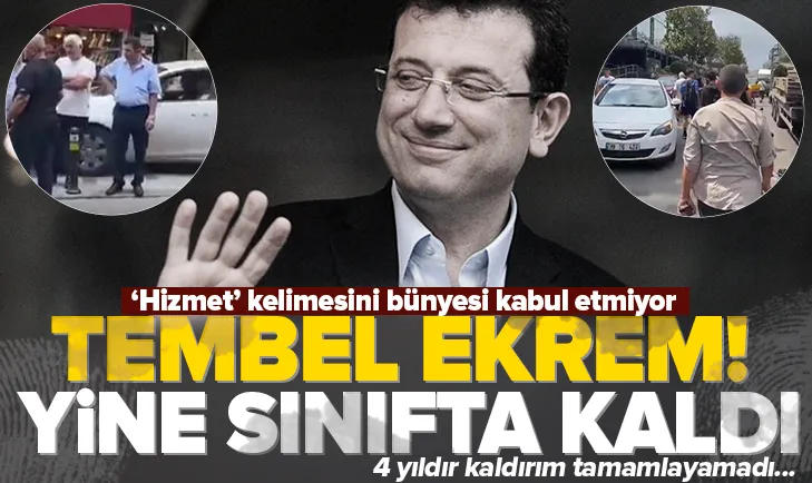 İmamoğlu’ndan aciz belediyecilik!