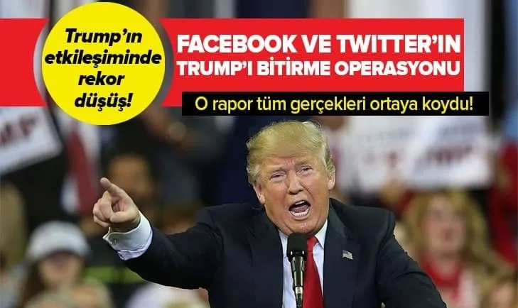 Facebook ve Twitter Trump'ı bitirdi: Trump'ın yaptığı paylaşımların yarısı sansürlendi