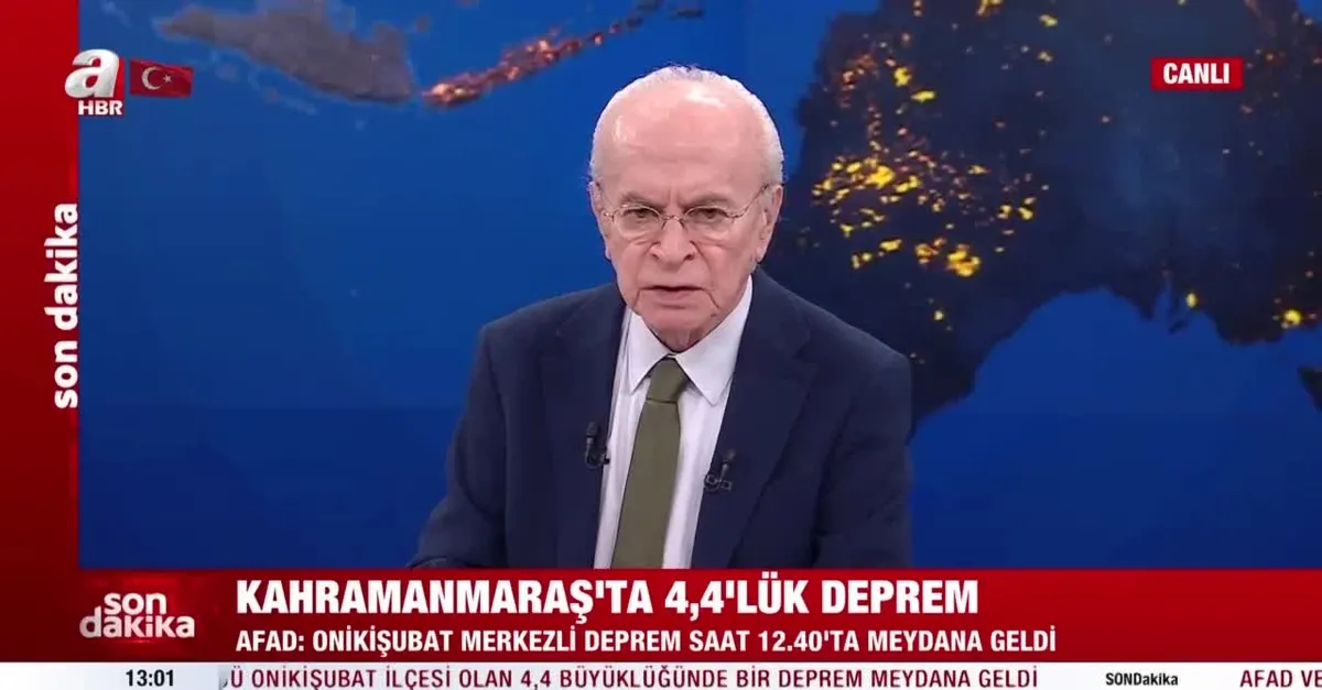 Kahramanmaraş'ta 4,4 büyüklüğünde deprem