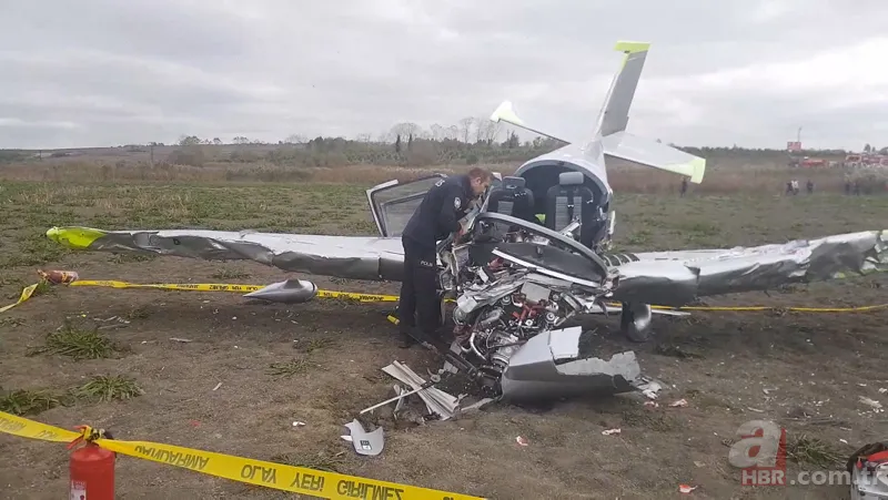 Son dakika: İstanbul Büyükçekmece'de eğitim uçağı düştü! A Haber olay yerinde 7