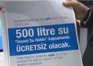 Her eve ayda 500 litre bedava su