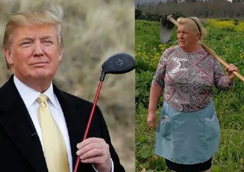 Trump’a ikizi kadar benziyor