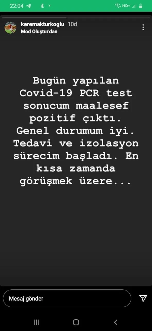 Galatasaray’da Kovid-19 test sonucu pozitif çıkan futbolcu belli oldu