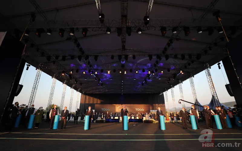 Yerli otomobilin üretileceği fabrikanın temeli Başkan Erdoğan'ın katıldığı törenle atıldı! İşte tarihi günden kareler... 10