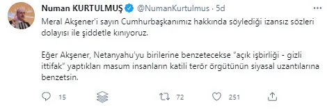 Son dakika: Meral Akşener’den skandal sözler: Başkan Erdoğan’ı katil Netanyahu’ya benzetti! AK Parti’den sert tepki: Ahlak dışı bir sapma