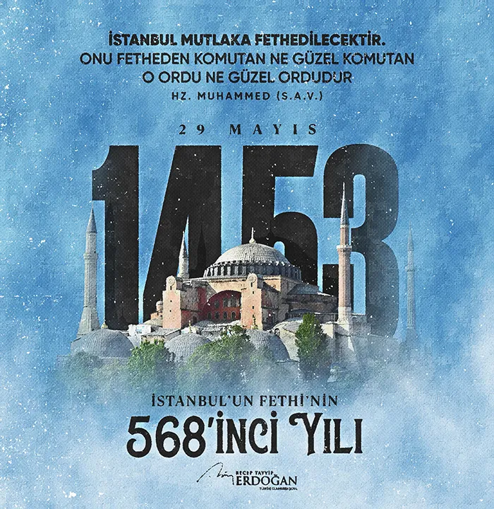 Son dakika: Başkan Erdoğan’dan İstanbul’un fethi paylaşımı