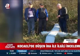 İzmit’te İHA düştü!