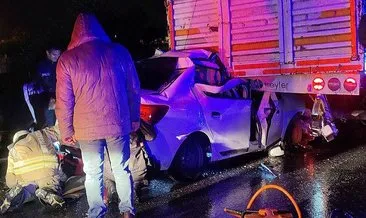 İstanbul’da korkunç kaza! Tırın altına girdi