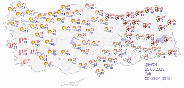 1621697686420.png Meteoroloji'den son dakika fırtına ve sağanak yağış uyarısı! Çok sayıda il için saat verildi - 7