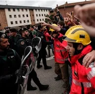 İspanyada referandum girişimine müdahale