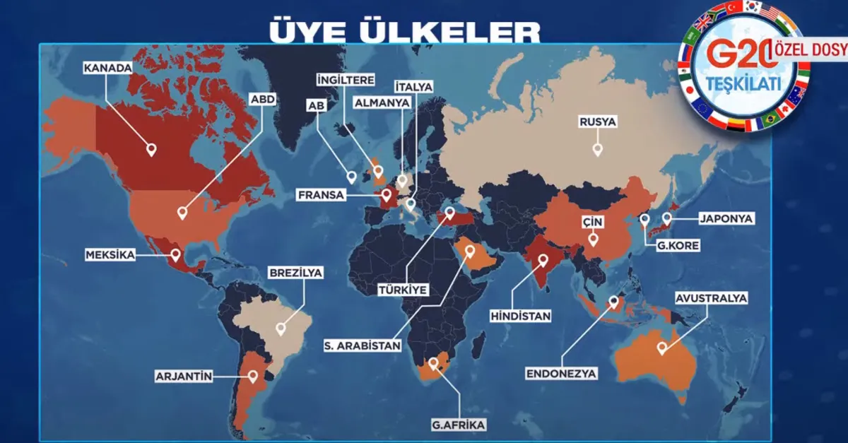 G20 nedir? G20 hangi ülkelerden oluşur?