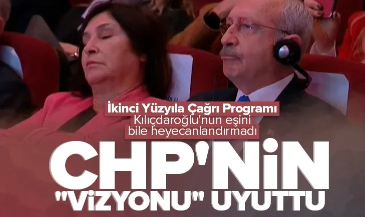 CHP’nin programında garip olay! Kılıçdaroğlu uyudu
